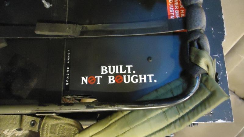 Copy of Built Not Bought - Decal - Sticker - GhostBusters NH - TshirtNow.net