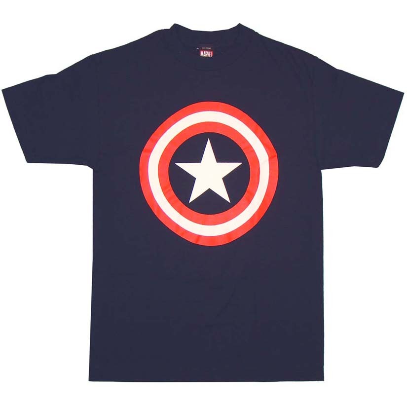Captain America Shield Logo Tshirt - TshirtNow.net - 1