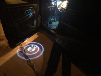 2 MLB Chicago Cubs Wireless LED Car Door Projectors