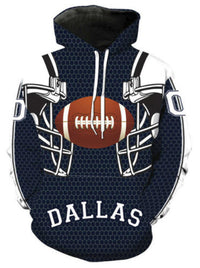 Thumbnail for Dallas Cowboys Football Allover 3D Print Hoodie