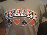 Thumbnail for Poker Dealer Tshirt: Light Brown Colored Tshirt - TshirtNow.net - 2
