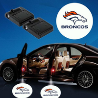 Thumbnail for 2 NFL DENVER BRONCOS WIRELESS LED CAR DOOR PROJECTORS