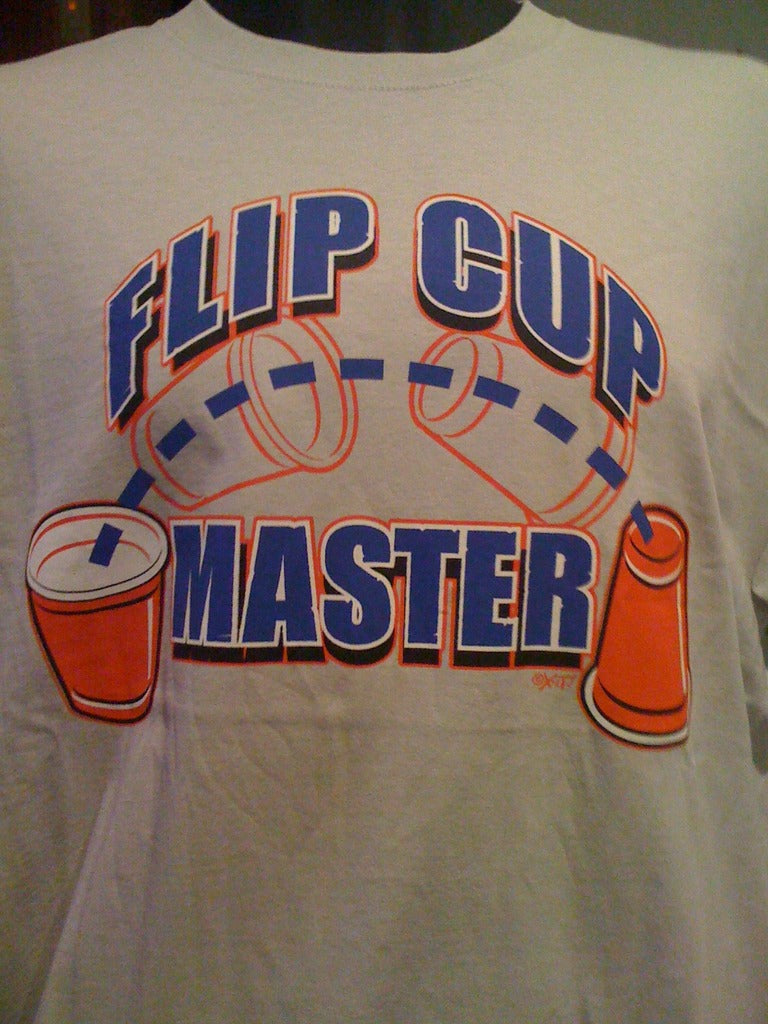 Flip Cup Master Tshirt: Natural Colored Tshirt - TshirtNow.net - 2