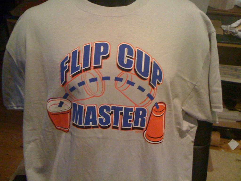 Flip Cup Master Tshirt: Natural Colored Tshirt - TshirtNow.net - 3