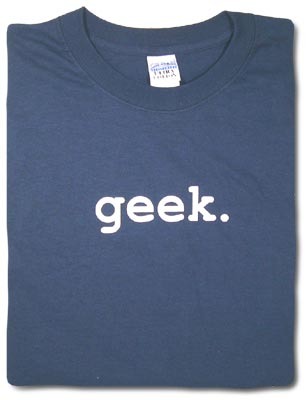 Geek Tshirt: Black With White Print - TshirtNow.net