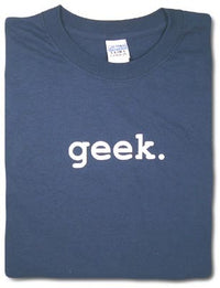 Thumbnail for Geek Tshirt: Black With White Print - TshirtNow.net