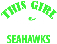 Thumbnail for NFL Seattle Seahawks This Girl Loves The Seahawks Black Fitted Girls Tshirt - TshirtNow.net - 2