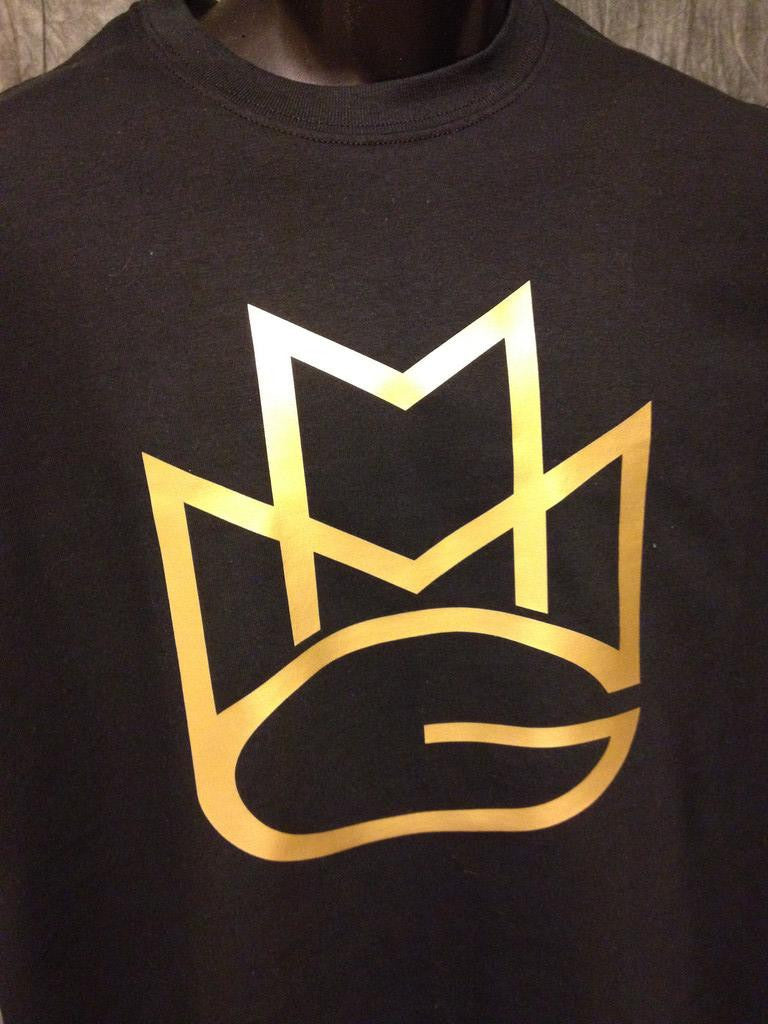 Maybach Music Group Tshirt: Black with Gold Print - TshirtNow.net - 2