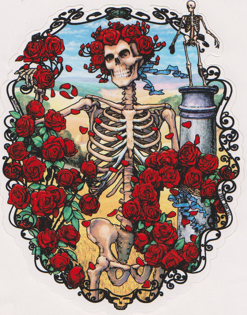 Grateful Dead 30th Anniversary Sticker Decal - TshirtNow.net