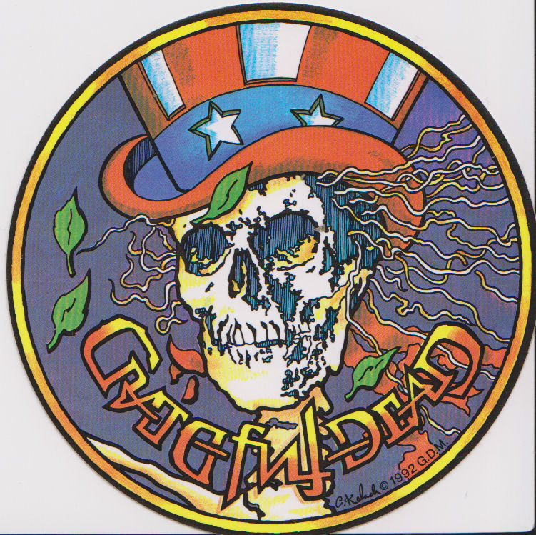 Grateful Dead Physcho Sam Sticker Decal - TshirtNow.net