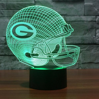 Thumbnail for NFL GREEN BAY PACKERS 3D LED LIGHT LAMP