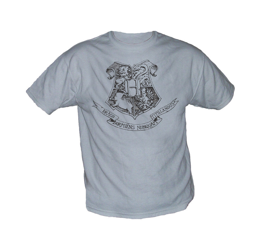 Harry Potter Hogwarts Tshirt White or Grey - TshirtNow.net