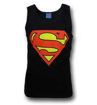 Thumbnail for Superman Classic Logo Symbol Black Men's Tank Top - TshirtNow.net - 2