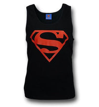 Thumbnail for Superboy Classic Logo Symbol Black Men's Tank Top - TshirtNow.net - 3
