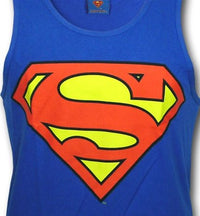 Thumbnail for Superman Classic Logo Symbol Royal Blue Men's Tank Top - TshirtNow.net - 1