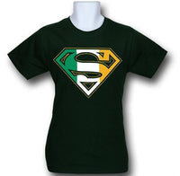 Thumbnail for Superman Irish Flag Logo Kelly Green Tshirt - TshirtNow.net - 1