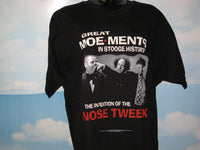 Thumbnail for Three Stooges Nose Tweek Adult Black Size XL Extra Large Tshirt - TshirtNow.net - 3