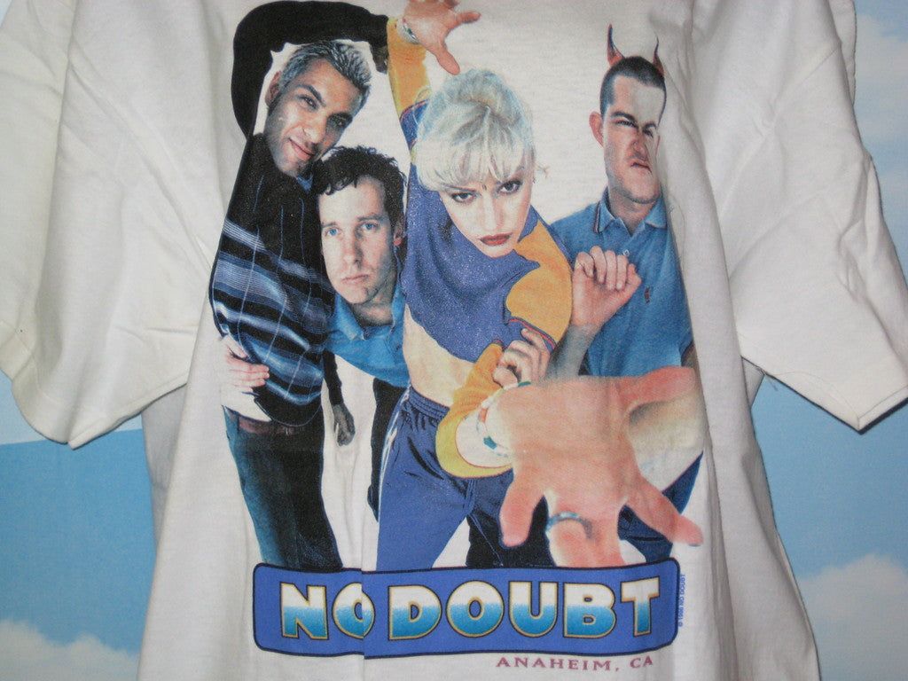 No Doubt Group Photo Adult Natural Size XL Extra Large Tshirt - TshirtNow.net - 2