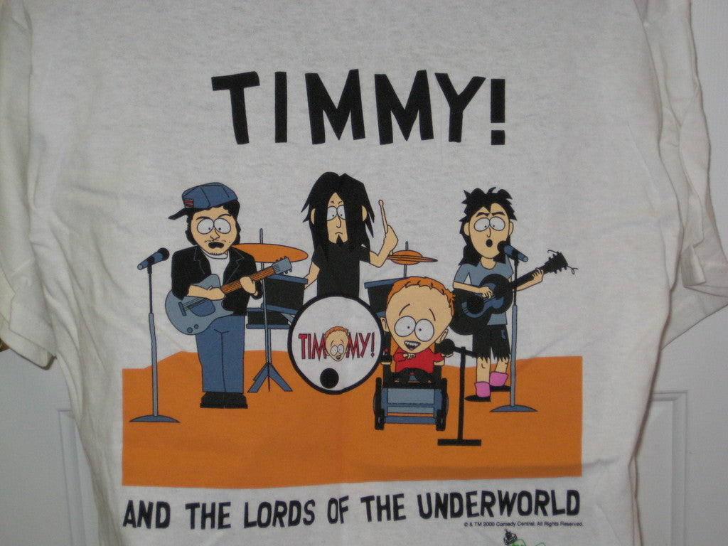 South Park Timmy Lords of Underworld Adult White Size L Large Tshirt - TshirtNow.net - 2