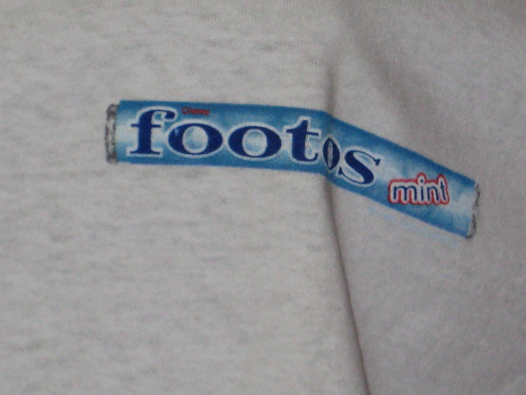 Foo Fighters Footos Adult White Ringer Size XL Extra Large Tshirt - TshirtNow.net - 3