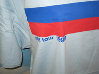Thumbnail for Oasis 1996 Tour Racer Stripe Adult Blue Size XL Extra Large Tshirt - TshirtNow.net - 4
