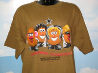 Thumbnail for Mr. Potato Head Smashing Potatos Adult Brown Size L Large Tshirt - TshirtNow.net - 2