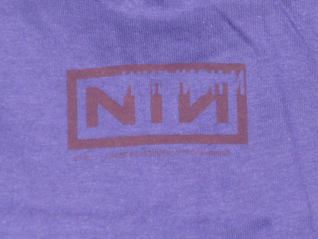Nine Inch Nails Tour Adult Purple Size L Large Tshirt - TshirtNow.net - 5