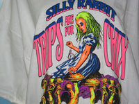 Thumbnail for Silly Rabbit Trips are For Chicks Adult White Size XXL Extra Extra Large Tshirt - TshirtNow.net - 2