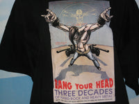 Thumbnail for Rock and Roll Hall of Fame Bang Your Head Adult Black Size XL Extra Large Tshirt - TshirtNow.net - 3