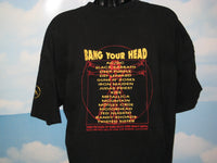 Thumbnail for Rock and Roll Hall of Fame Bang Your Head Adult Black Size XL Extra Large Tshirt - TshirtNow.net - 4