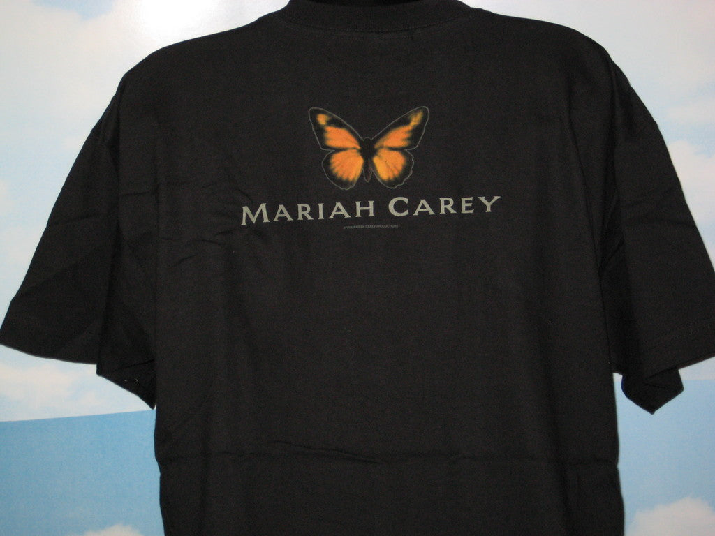 Mariah Carey Butterfly Adult Black Size L Large Tshirt - TshirtNow.net - 4