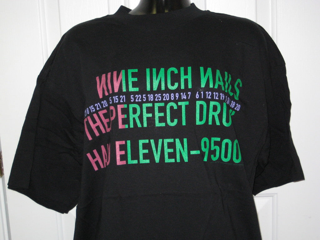 Nine Inch Nails The Perfect Drug Tour Adult Black Size XL Extra Large Tshirt - TshirtNow.net - 1