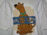 Thumbnail for Scooby Doo Stencil Scooby Adult White Size XL Extra Large Tshirt - TshirtNow.net - 1