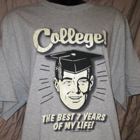 Thumbnail for College 'Best Seven Years Of My Life' Tshirt - TshirtNow.net - 2