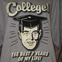Thumbnail for College 'Best Seven Years Of My Life' Tshirt - TshirtNow.net - 3