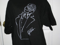 Thumbnail for Ray Charles Outline Adult Black Size XL Extra Large Tshirt - TshirtNow.net - 1