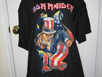 Thumbnail for Iron Maiden Patriot Adult Black Size XL Extra Large Tshirt - TshirtNow.net - 1