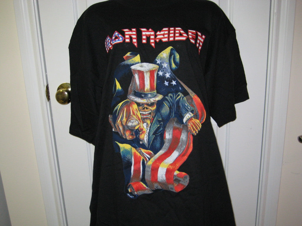 Iron Maiden Patriot Adult Black Size XL Extra Large Tshirt - TshirtNow.net - 2