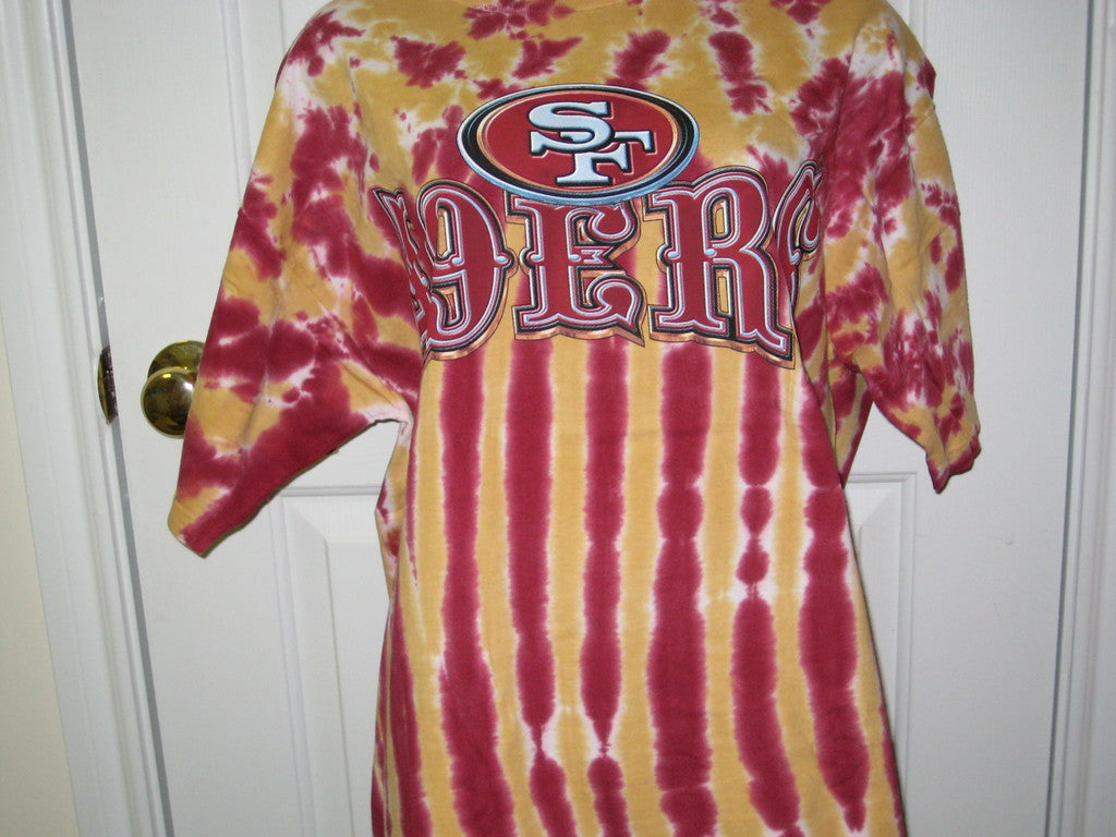 San Francisco 49ers Adult Tie-Dye Size L Large Tshirt - TshirtNow.net - 1