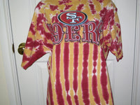 Thumbnail for San Francisco 49ers Adult Tie-Dye Size L Large Tshirt - TshirtNow.net - 1