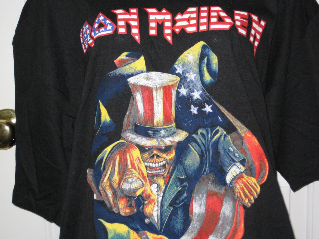 Iron Maiden Patriot Adult Black Size XL Extra Large Tshirt - TshirtNow.net - 3