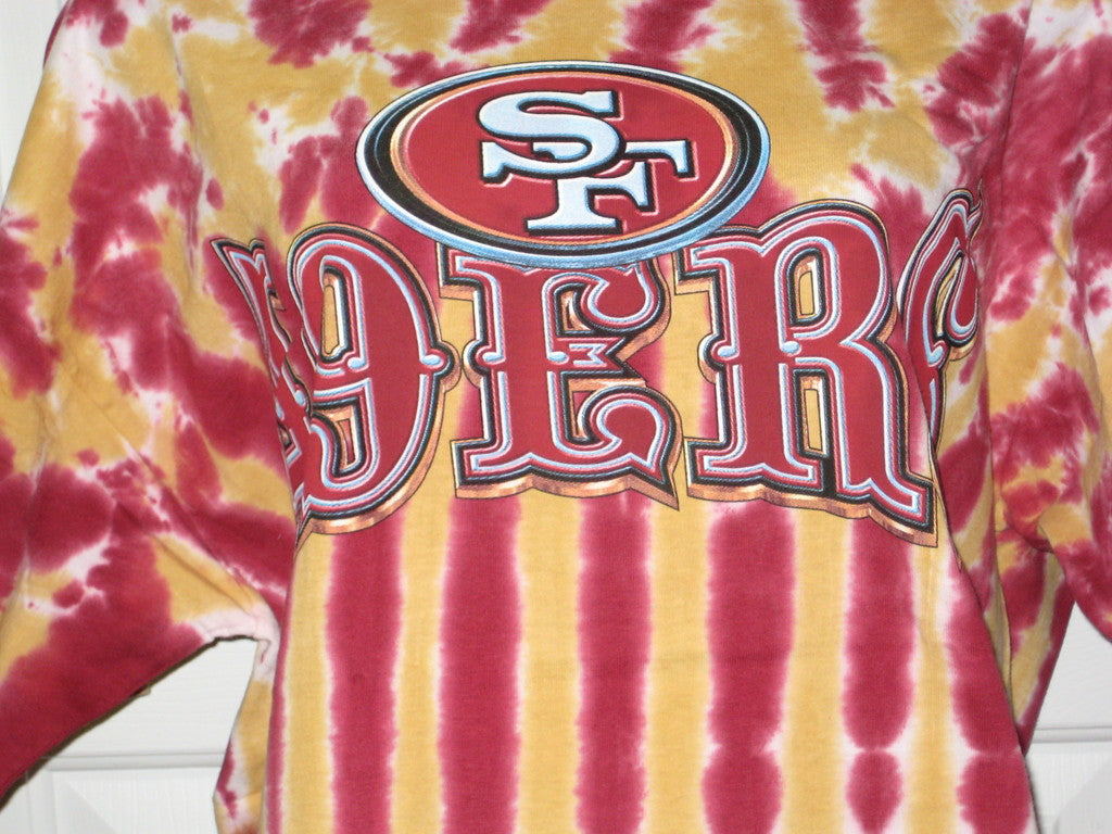 San Francisco 49ers Adult Tie-Dye Size L Large Tshirt - TshirtNow.net - 2