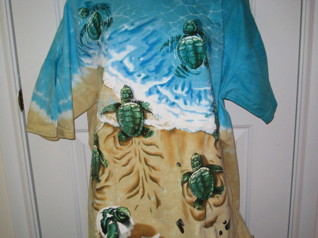 Turtle Beach Adult Tie-Dye Size XXL Extra Extra Large Tshirt - TshirtNow.net - 1