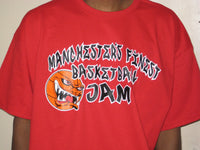 Thumbnail for Manchester's Finest Basketball Jam on Red TShirt - TshirtNow.net - 1