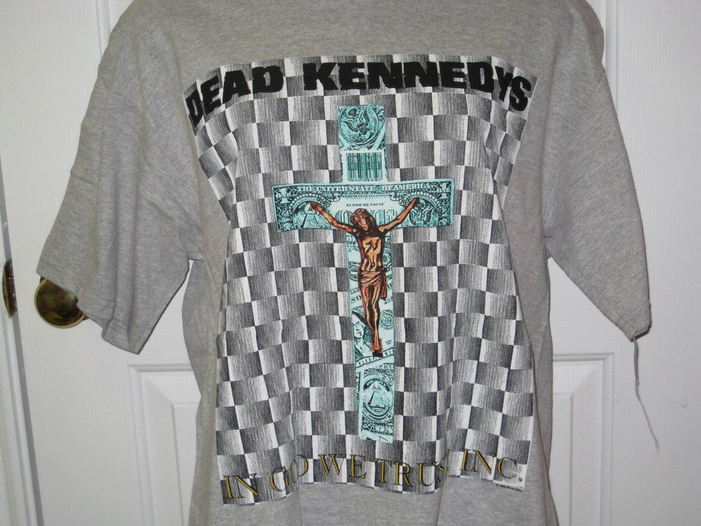 Dead Kennedys Freedom From Religion Tour Adult Grey Size L Large Tshirt - TshirtNow.net - 1