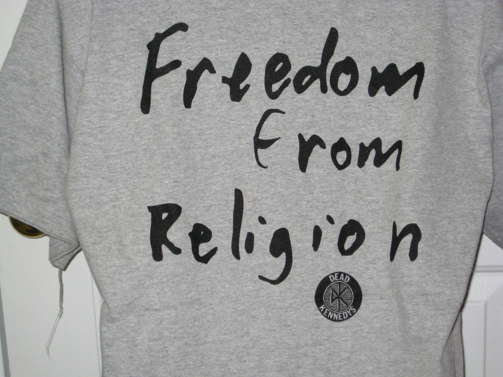 Dead Kennedys Freedom From Religion Tour Adult Grey Size L Large Tshirt - TshirtNow.net - 3