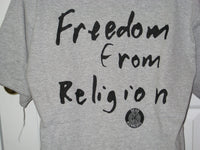 Thumbnail for Dead Kennedys Freedom From Religion Tour Adult Grey Size L Large Tshirt - TshirtNow.net - 3