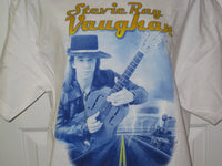 Thumbnail for Stevie Ray Vaughan Adult White Size L Large Tshirt - TshirtNow.net - 2