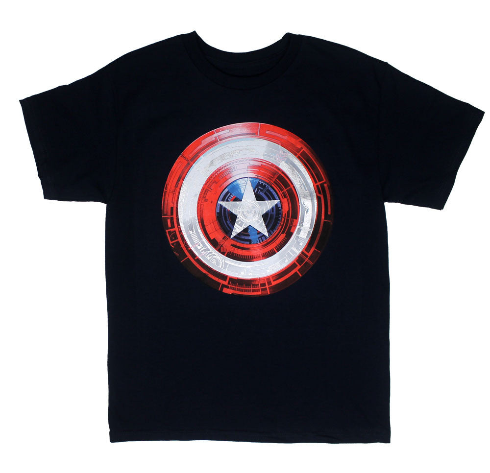 Captain America HIgh Resolution Shield Logo Tshirt - TshirtNow.net - 1