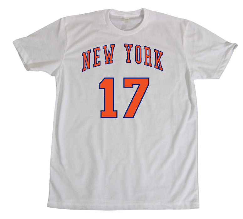 New York Knicks Jeremy Lin - White Tshirt - TshirtNow.net - 1